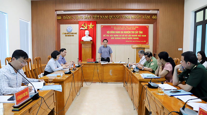 Xây dựng cơ sở dữ liệu người Việt Nam gốc Quảng Bình ở nước ngoài